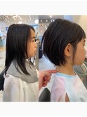 大人かわいい！ショートボブ◎キッズカット◎フェザーショート☆