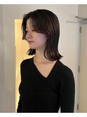 オリーブベージュ MISAKI ダブルカラー 髪質改善