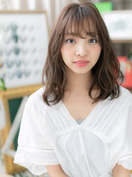 カバーヘア ブリス 北浦和(COVER HAIR bliss) シースルーバングニュアンスパーマセミディh4北浦和20代30代40代