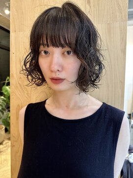 アンガーデン(Une GARDEN) 簡単おしゃれヘア/ボブパーマ/ボブ/ニュアンスパーマ