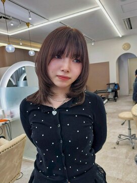 ネモネ バイ ミリー 梅田茶屋町(nemone by milly) 韓国レイヤー×グレージュ