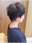 30代、クリープパーマで作る柔らかショート