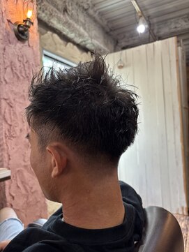 ロッソバイアルター 鎌取(ROSSO by aL-ter) スパイキーショート/ブルーブラック/フェザーパーマ/鎌取/石橋