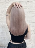 【high tone style】ミルクティーベージュ×ダスティピンク