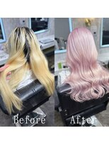 あるじゃんすー 天神店 ホワイトピンク#シールエクステ#韓国#ヨシンモリ#ブリーチ#天神