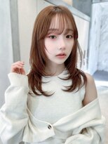 Lond clair 川崎/髪質改善/ショート/ボブ/レイヤーカット【ロンド クレール】&nbsp;韓国顔周り/バタフライカット/ミディアムレイヤーカット/川崎