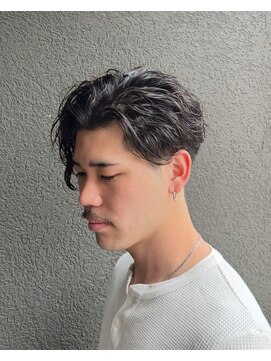 ヤスムラ(YASUMURA) 色気漂うサーフカールセンターパート【西宮北口/理容室】