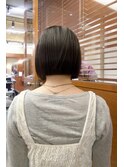 ぱつっとラインボブ × 髪質改善トリートメント