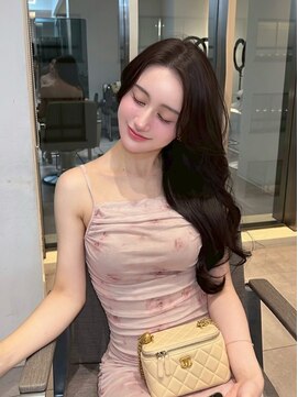 ノク(nok) イメチェンピンクベージュ前髪