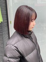 フェイス 石川町 (FACE)&nbsp;ボブ×ミニボブ×切りっぱなしボブ×前髪あり×横浜石川町