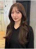 透明感ベージュカラー