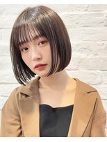 パザパ 交り江店(PA.ZA.PA.) 縮毛矯正/艶髪ストレートボブ/シースルーバング/10代20代30代