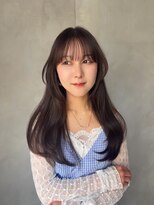 オモチャ(OMOCHA) 韓国風レイヤーカット/艶感ダークブラウン