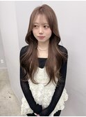 ムースベージュ♪ 韓国レイヤースタイル