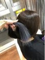 アフ(ahu) 毛先カラー