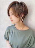 30、40代にオススメ!絶壁解消くびれショート×イルミナベージュ