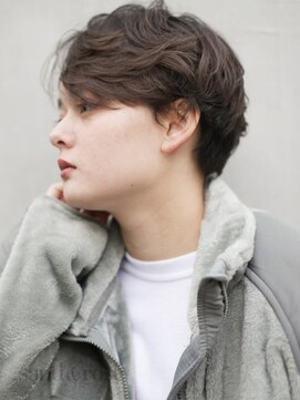 サンドアンドローズ(sand rose) マニッシュなショートボブ【逗子】