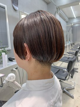 テトヘアー(teto hair) マッシュショート、刈り上げ、マニッシュショート