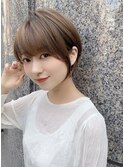 ピアスがより可愛くなる☆耳掛け丸みショート