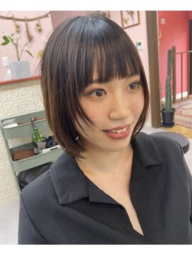 アイエン(aien) 乾かすだけで簡単スタイリング◎トレンドウルフボブ