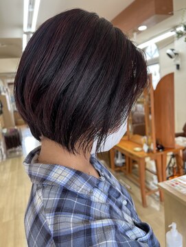 ヘアースイッチ(HAIR SWITCH) レッドブラウン　ショートボブ