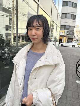 カフ(CAF) CAF FUKO ボブ/ゆるパーマ/ニュアンスパーマ/大阪/心斎橋
