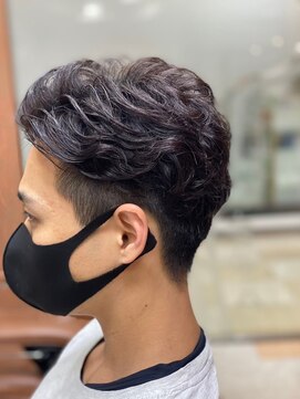 アポロカットステージ 相模大野店 アップバング/ツーブロックマッシュ<理容室>[メンズ/相模大野]