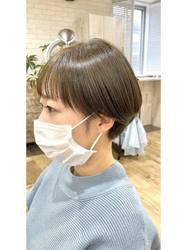 スカイ(SKY) マッシュショート　ブリーチなしベージュ