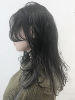 ココ 本八幡(KOKO)&nbsp;黒髪クラゲヘアーオリーブグレー小顔ココアベージュミディアム