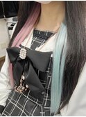 インナーカラーエクステ