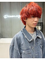 ディセンシー(Dicency)&nbsp;【Dicency】メンズ マッシュウルフ×ブリーチダブルカラー