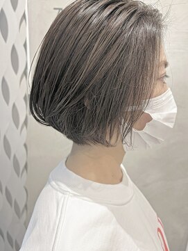 エニィ 池袋西口(Any) 斜めバング/グレージュカラー/デザインカラー/池袋/池袋駅/池袋