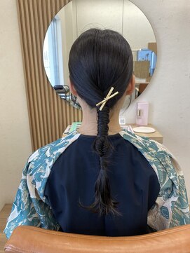 エフバイラブランシュ 大宮東口店(ef by La Blanche) 箔付きタイトヘアアレンジ/大宮東口タイトヘアアレンジ