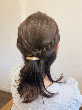 ハウスアンドヘアーワークス(House&Hair works) 簡単ヘアアレンジ 20代30代40代 藤沢