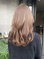 メゾン アヴァロ(Maison Avallo)&nbsp;秋色マロンベージュカラーのセミロング