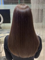 ジャン クロード ビギン 横浜ベイクオーター店(JEAN CLAUDE BIGUINE)&nbsp;ロング 髪質改善 ストレート 前髪なし 小顔ヘア