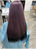裾カラーピンクラベンダーシアーカラー成増