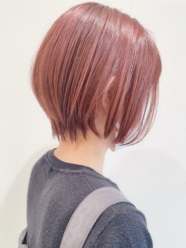 セイドット オモテサンドウ(Say. omotesando) say.原田美千留　暖色カラー　くびれショート　丸みショート