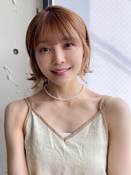 エトラ 渋谷店(etora) 前髪 アンブレラカラー こなれミディ イメチェン ウェーブパーマ