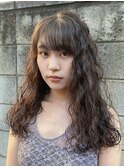 外国人みたいなふわふわパーマ♪