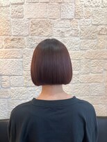 ヴァン カウンシル 川口店(VAN COUNCIL)&nbsp;サラ艶綺麗なショートボブ×秋冬カラー ブラウン/ピンク/レッド2