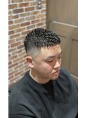 <理容室><バーバー>アイロンクロップスタイル