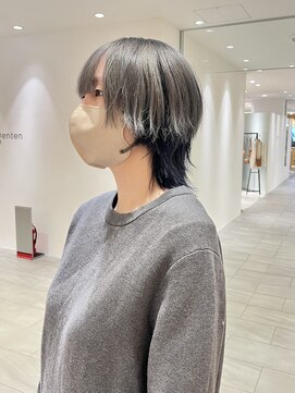 ビーハイブアヴェダ PARCO2店(BEHIVE AVEDA) 【yuuna】寒色２トーンウルフ