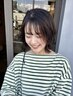 朝セットを楽に可愛く♪カット＋ポイントパーマ＋トリートメント