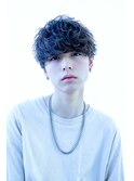 メンズ波巻きツイスパニュアンススパイラルスパイキーショート