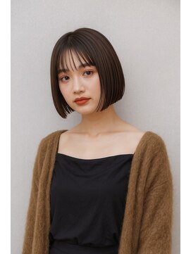 アルファ 我孫子店(alpha) 切りっぱなしボブ/艶髪/小顔カット/透明感/我孫子駅