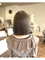 オーダイム(ou' dime)&nbsp;ショートブリーチケアブリーチハイライトボブ髪質改善