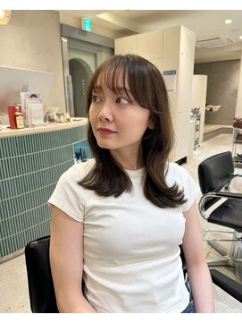 リアン(REAN) くすみベージュ/透明感カラー/くびれヘア/くびれミディ