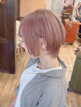 モアムー(Moremuu) 【長尾】ピンクベージュ