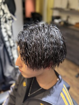 エクファフォーメン(EX-FA FOR MEN) サーフカール/スパイキーショート/ブルーブラック/瀬田